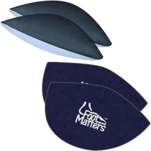 FootMatters Arch Support Cushions – Medium – 2 Pairs(Large – Women US 10-12)