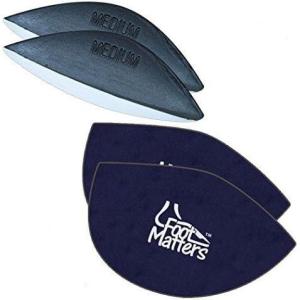 FootMatters Arch Support Cushions – Medium – 2 Pairs(Medium – Women US 7-9)