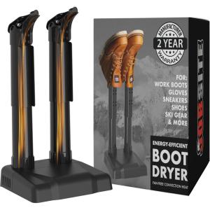 JobSite Boot Dryer – Silent Shoe Dryer & Warmer For Work Boots, Gloves & Shoes – Fanless Convection Dry – Helps Reduce Odor
