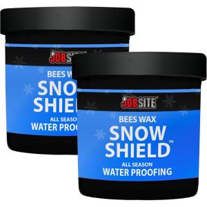 JobSite Snow Shield Waterproof Beeswax – Original Formula – Leather Protector – 6 oz(2 Pack)