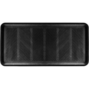 SafetyCare Rubber Shoe & Boot Tray – Multi-Purpose – 32 x 16 Inches – 6 Mats(Black)