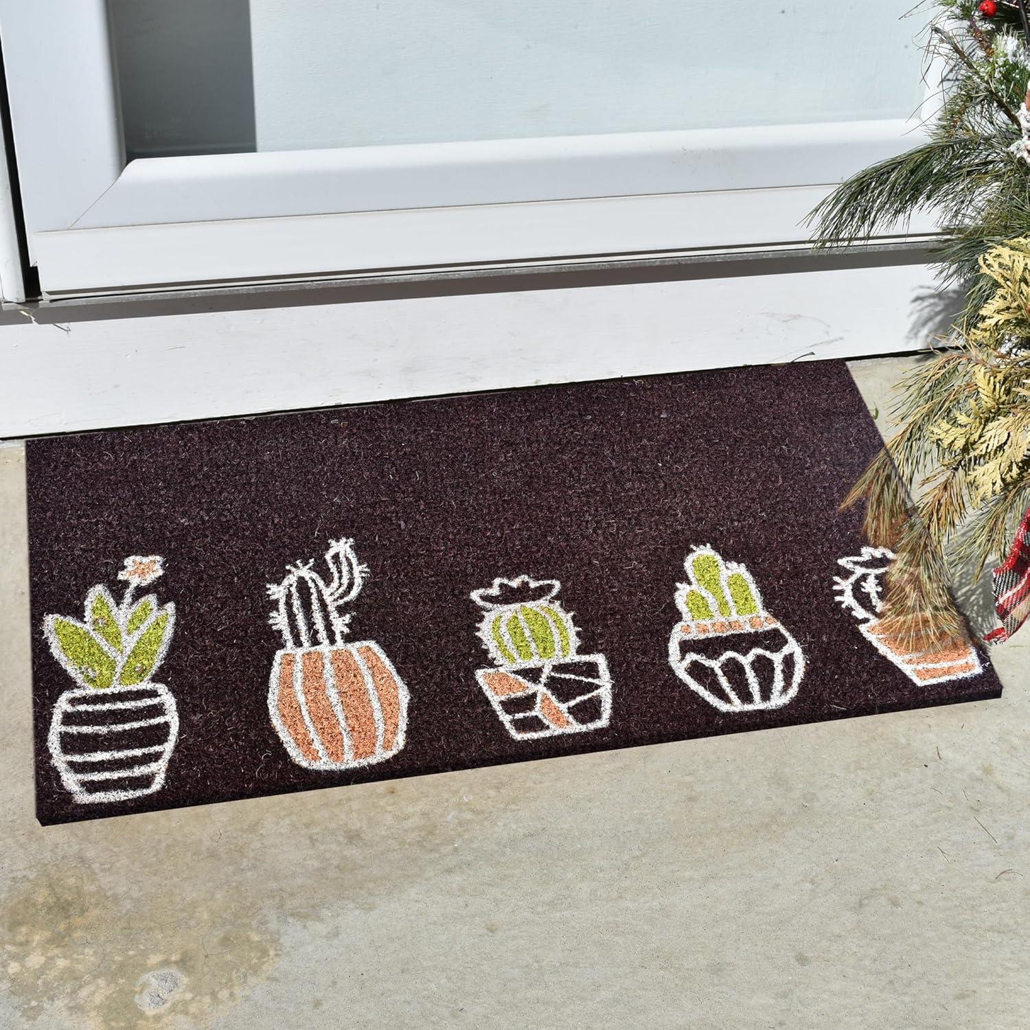 image:imageNINAMAR Door Mat Cactus Natural Coir 295 x 175 inch