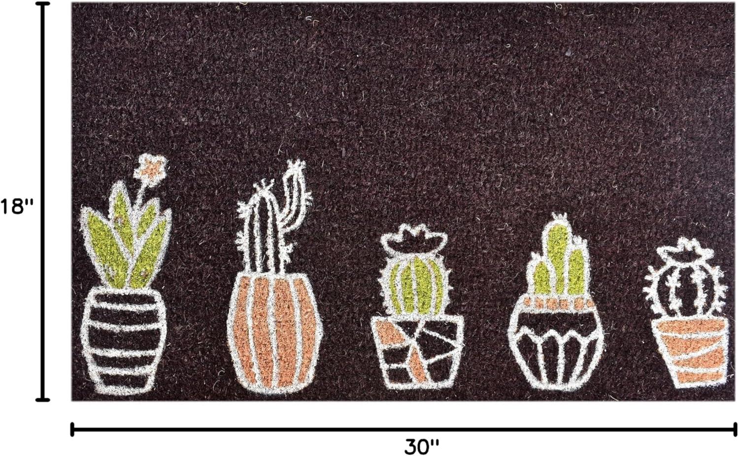 image:imageNINAMAR Door Mat Cactus Natural Coir 295 x 175 inch
