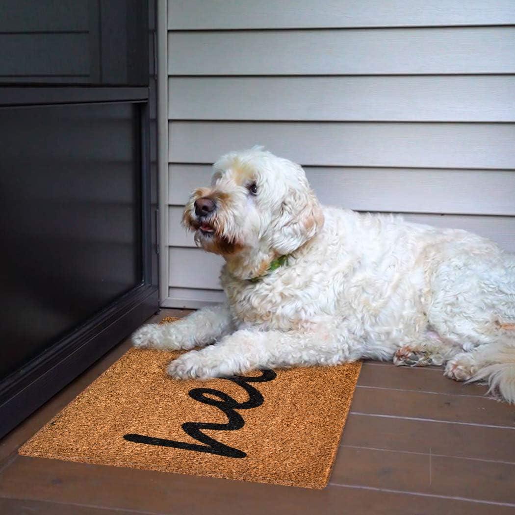 image:imageNINAMAR Door Mat Hello Natural Coir 295 x 175 inch