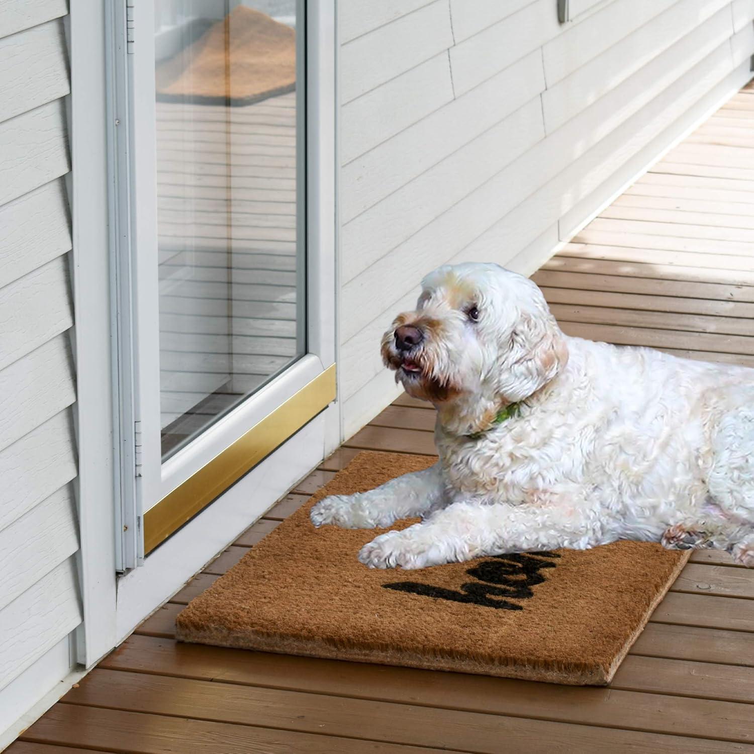 image:imageNINAMAR Woven Door Mat Natural Coir Extra Thick 36 x 24 inch Home
