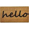 image:imageNINAMAR Door Mat Hello Natural Coir  295 x 175 inch