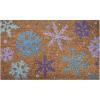image:imageNINAMAR Door Mat Winter Snowflakes Natural Coir  295 x 175 inch