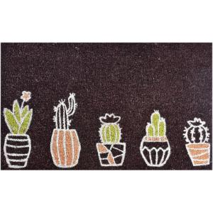 NINAMAR Door Mat Cactus Natural Coir – 29.5 x 17.5 inch