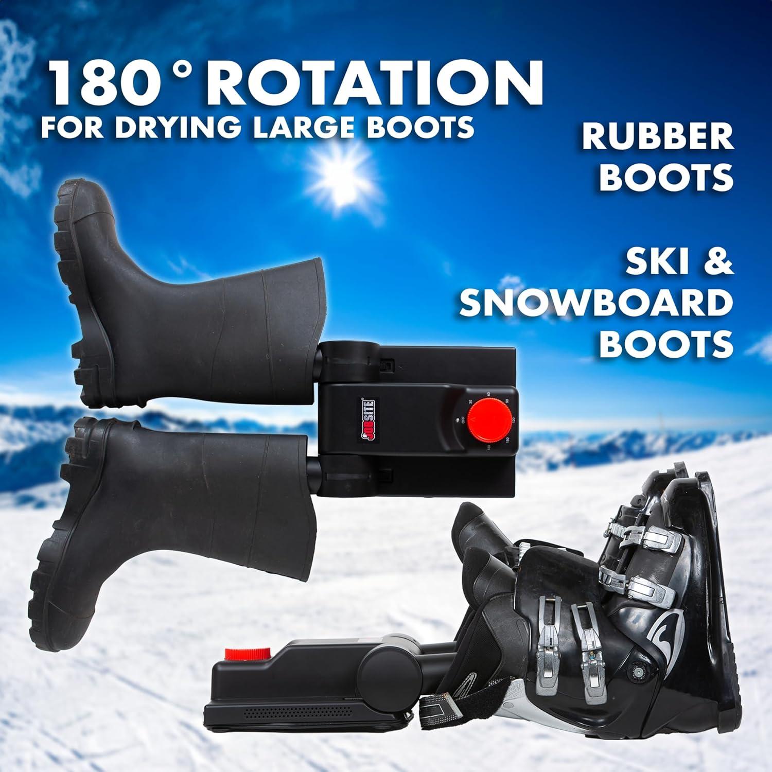 image:imageJobSite Portable Boot Dryer and Deodorizer Fast Drying for Work Boots Shoes Boxing Gloves Cleats amp Ski Gear1